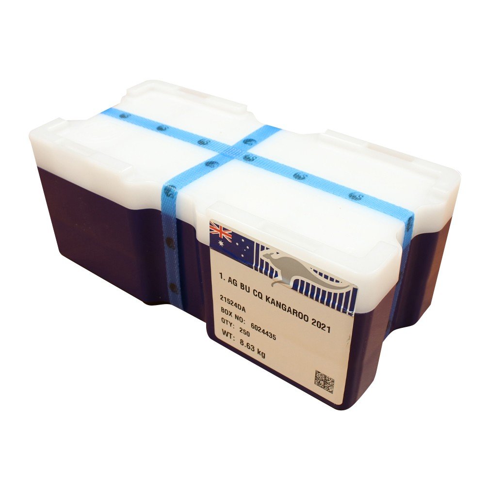 250x 1 oz Ag - 1$ Australia Kangur - 2021 - MasterBox