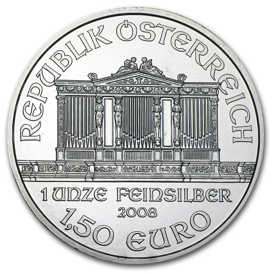 1 oz Ag - Filharmonik Wiedeński - 2008 rok