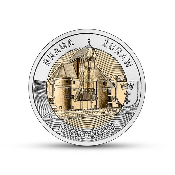 5 zł - Odkryj Polskę – Brama Żuraw w Gdańsku - 2021 rok