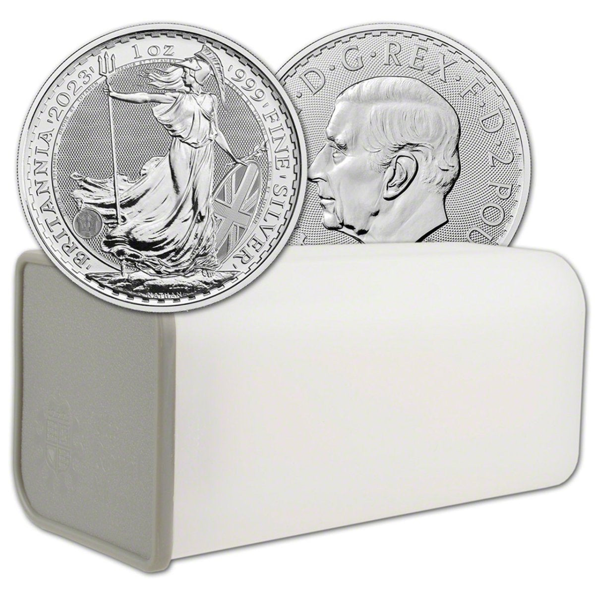 25x 1 uncja oz - Britannia Król Karol III - 2023 rok