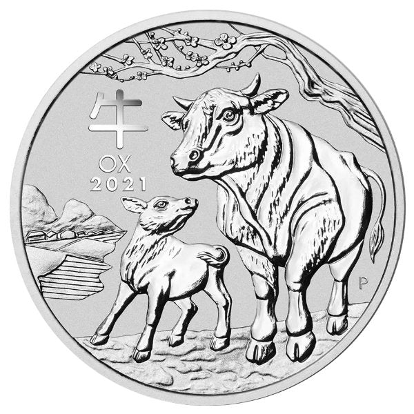 1 oz Ag - Lunar III - Rok Bawoła 2021