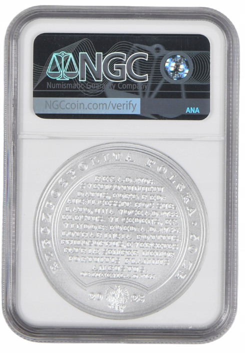 50 zł Skarby Stanisława Augusta – Stanisław Leszczyński 2023 - NGC MS70