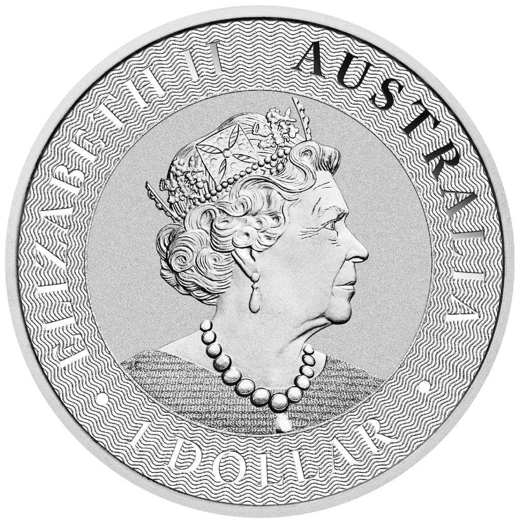 1 oz Ag - 1$ Australia Kangur - 2021
