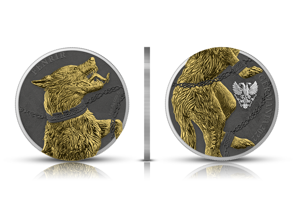 2x 1 oz - Germania Beasts – FENRIR GEMINUS 2022