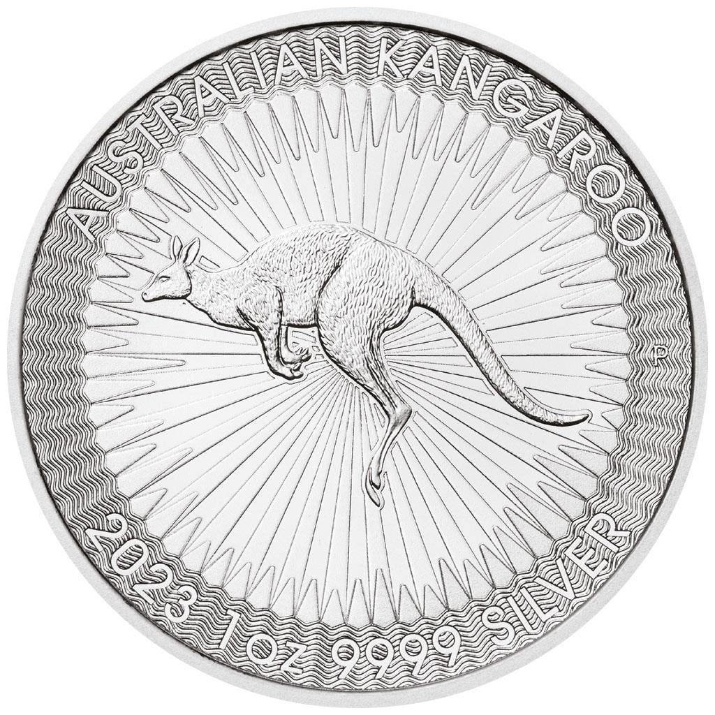 25x 1 oz Ag - 1$ Australia Kangur - 2023 - tuba